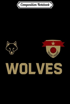 Composition Notebook: Wolves Jersey Premium  Journal/Notebook Blank Lined Ruled 6x9 100 Pages