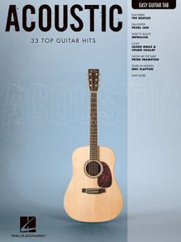 Paperback Acoustic: Easy Guitar with Notes & Tab Book