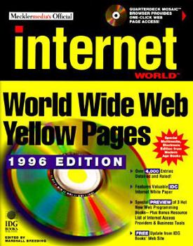 Paperback The Internet World World Wide Web Yellow Pages, Wtih CD-ROM Book