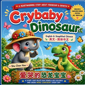 Paperback Crybaby dinosaur 爱哭的恐龙宝宝: 一個關於情緒成長、 [Chinese] Book