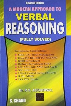 Paperback A MODERN APPROACH TO VERBAL REASONING Book