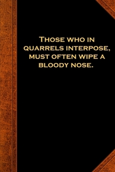 2020 Weekly Planner Ben Franklin Quote Bloody Nose Vintage Style 134 Pages: 2020 Planners Calendars Organizers Datebooks Appointment Books Agendas