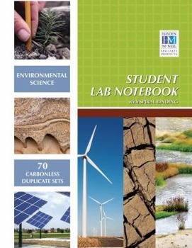 Spiral-bound Student Lab Notebook Environmental Science 70 Carbonless Duplicate Sets Book