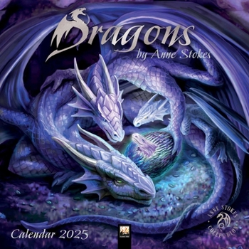 Calendar Dragons by Anne Stokes Wall Calendar 2025 (Art Calendar) Book