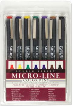 Hardcover Studio Series Microline Color Pens Book