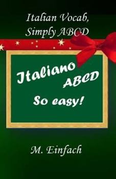 Paperback Italian Vocab, Simply ABCD Book
