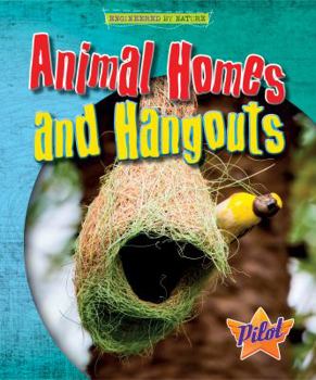 Library Binding Animal Homes and Hangouts Book