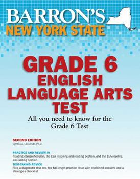 Paperback New York State Grade 6 English Language Arts Test Book