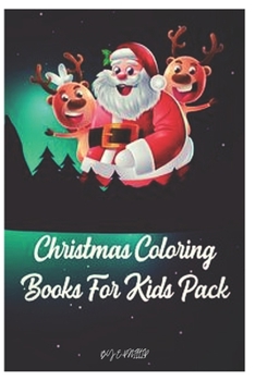 Paperback christmas coloring book for kids pack: 2-10 years old [French] Book