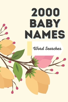 Paperback 2000 Baby Names - Word Searches Book