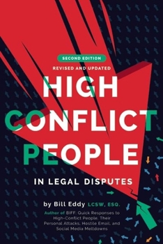 Paperback High Conflict People in Legal Disputes Book