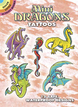 Paperback Mini Dragons Tattoos [With Tattoos] Book