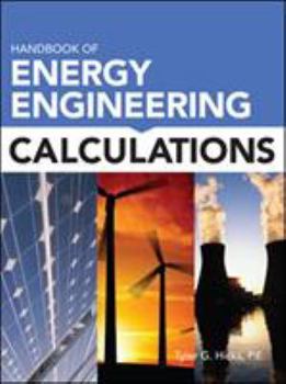 Hardcover Handbook of Energy Engineering Calculations Book