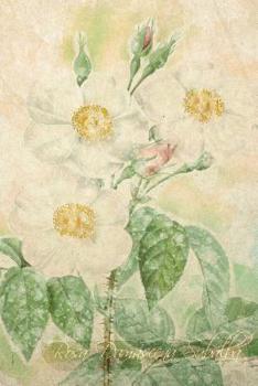 Paperback Rosa Damascena Subalba: Floral Notebook with Flower Illustrations on Every Page Book