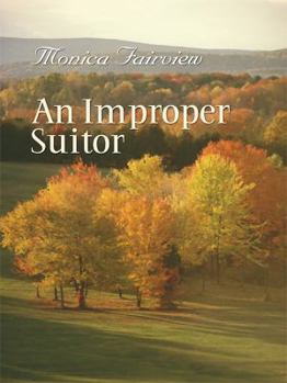 Hardcover An Improper Suitor [Large Print] Book