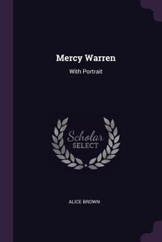 Paperback Mercy Warren: With Portrait Book