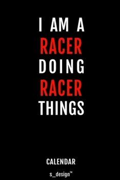 Calendar for Racers / Racer: Everlasting Calendar / Diary / Journal (365 Days / 3 Days per Page) for notes, journal writing, event planner, quotes & personal memories