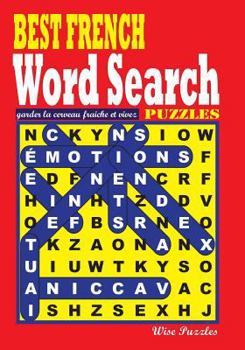 Paperback BEST FRENCH Word Search Puzzles [French] Book