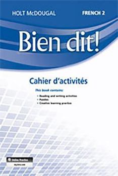 Paperback Cahier d'Activités Student Edition Level 2 [French] Book