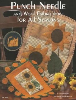Paperback Punch Needle and Wool Embroidery for All Seasons Book