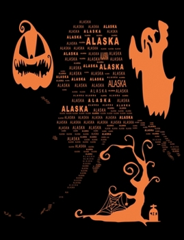 Paperback Alaska: Unruled Blank Sketch Notebook 7.44" x 9.69" 100 pages 50 sheets Book