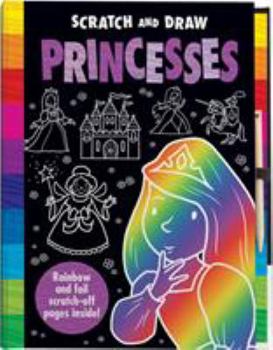 Hardcover Scratch and Draw Princesses Book