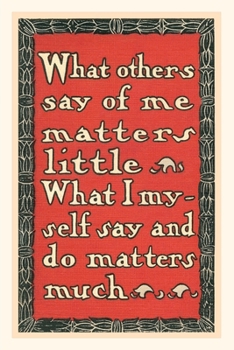 Paperback Vintage Journal What Others Say of Me Book