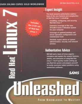 Paperback Red Hat Linux 7 Unleashed [With 2 CDROMs] Book