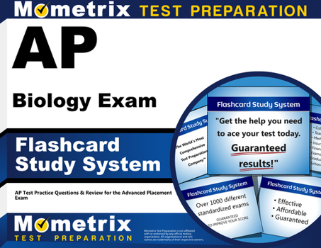AP Biology Exam Flashcard Study System: AP Test Practice Questions & Review for the Advanced Placement Exam (Cards)
