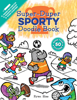 Paperback Super-Duper Sporty Doodle Book