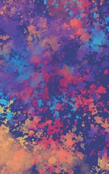 Internet Password Organizer: Discrete Internet Password Log Keeper: Paint Spatter