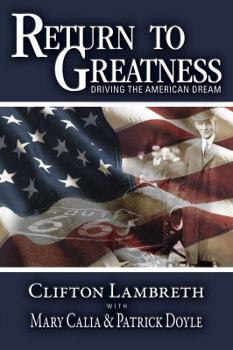 Paperback Return to Greatness: Driving the American Dream Book