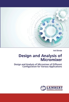 Paperback Design and Analysis of Micromixer Book