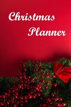 Paperback Christmas Planner: 120 Lined Pages Inspirational Quote Notebook planner To Write In size 6x 9 inches Book