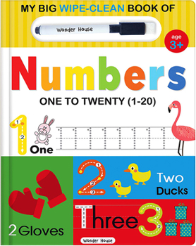 Board book My Big Wipe and Clean Book of Numbers for Kids: 1 to 20 Book
