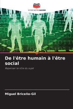 Paperback De l'être humain à l'être social [French] Book