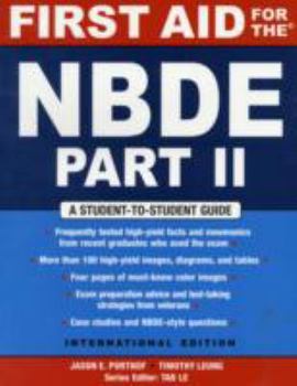Paperback First Aid for the Nbde Part II Book