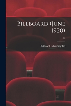 Paperback Billboard (June 1920); 32 Book