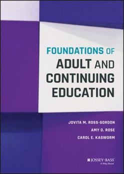 Hardcover Foundations of Adult and Continuing Education Book