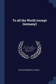 Paperback To all the World (except Germany) Book