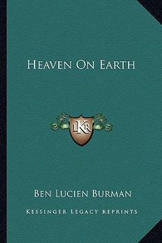 Paperback Heaven On Earth Book