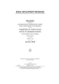 Paperback Rural development programs Book