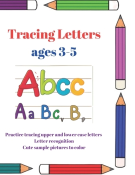 Paperback Tracing Letters: Ages 3-5 Book