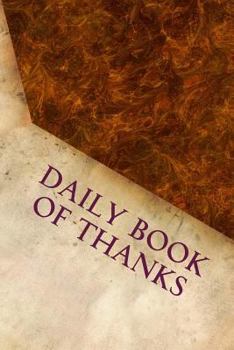 Paperback Daily Book of Thanks Book