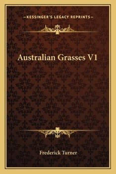 Paperback Australian Grasses V1 Book