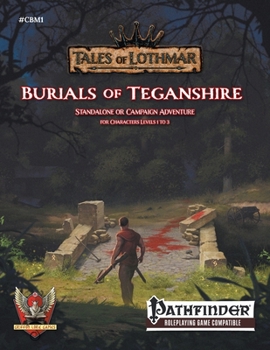 Paperback Burials of Teganshire for Pathfinder 1E Book