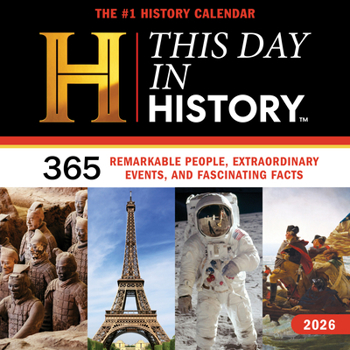 Calendar 2026 History Channel This Day in History Wall Calendar: 365 Remarkable People, Extraordinary Events, and Fascinating Facts Book