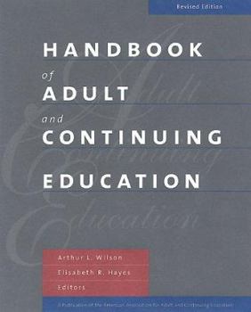Hardcover Handbook of Adult and Continuing Education Book