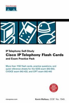 Paperback Cisco IP Telephony Flash Cards: IP Telephony Self-Study Guide [With CDROM] Book