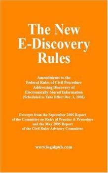 Paperback The New E-Discovery Rules Book